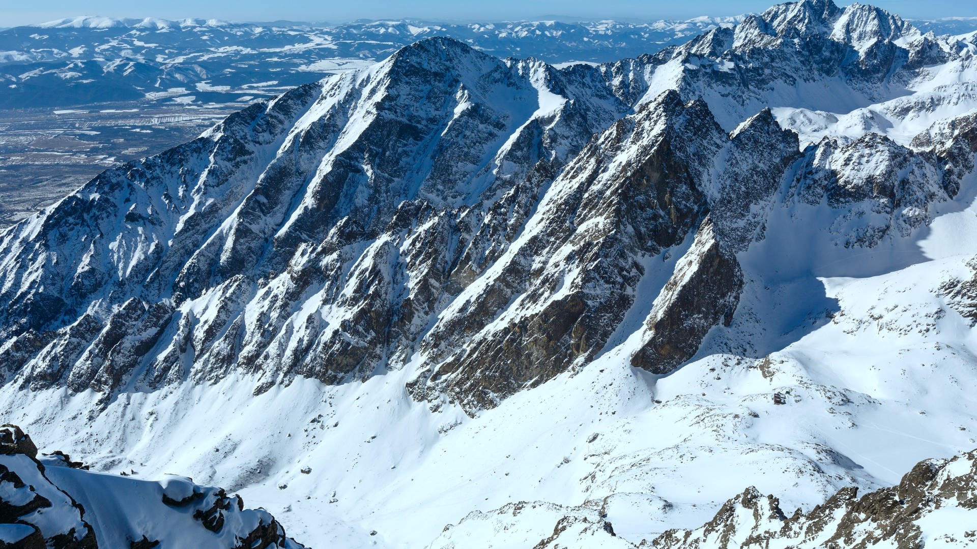 Gebirge "Hohe Tatra"